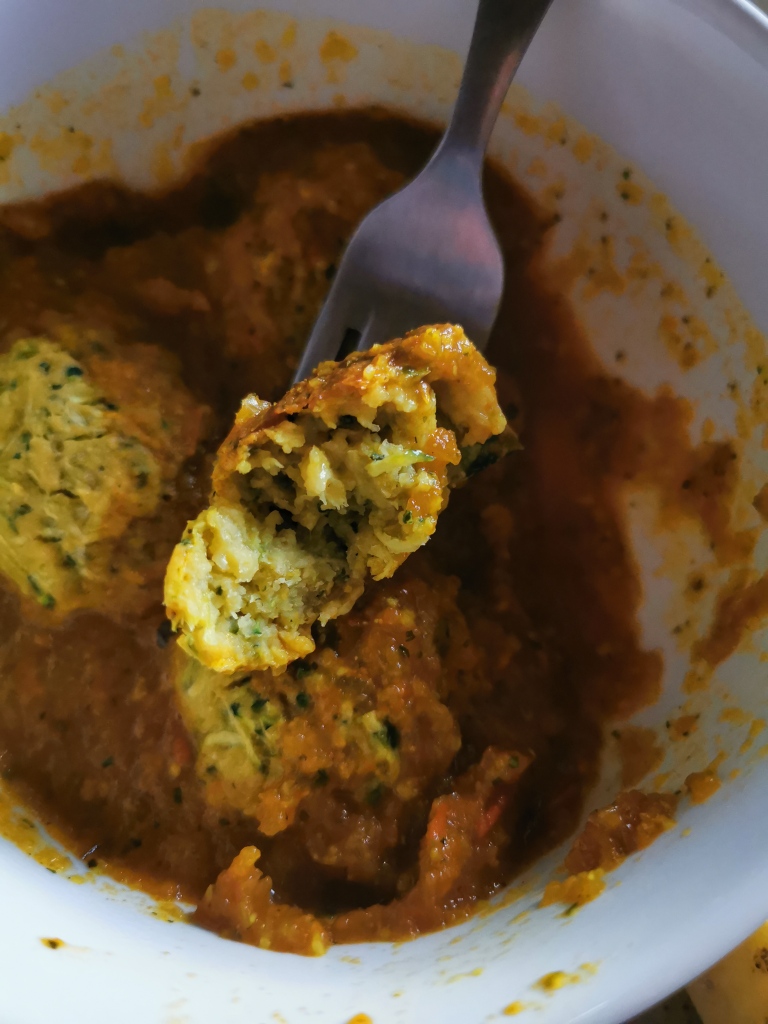 zoom boulettes indienne ghiya kofta vegan et sans gluten médical médium compatible