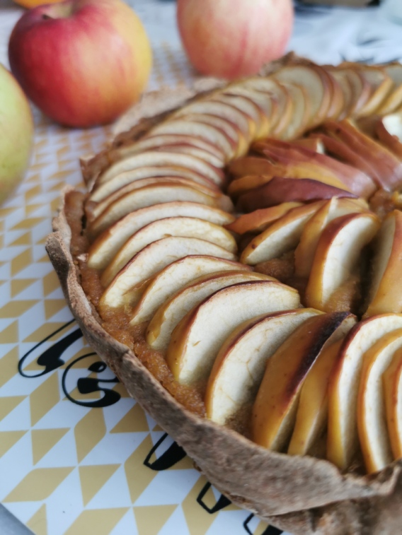 tarte aux pommes vegan et sans gluten médical médium compatible